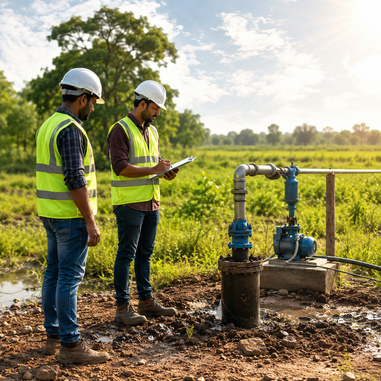 Borewell permission paperwork guidance in Telangana