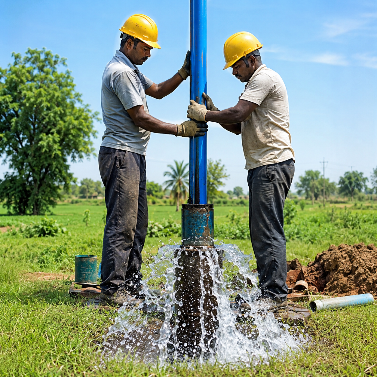 Borewell reboring service for apartment and commercial properties in Hyderabad
